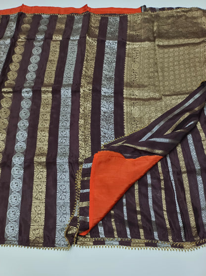 FANCY CUTDANA WORK SAREE