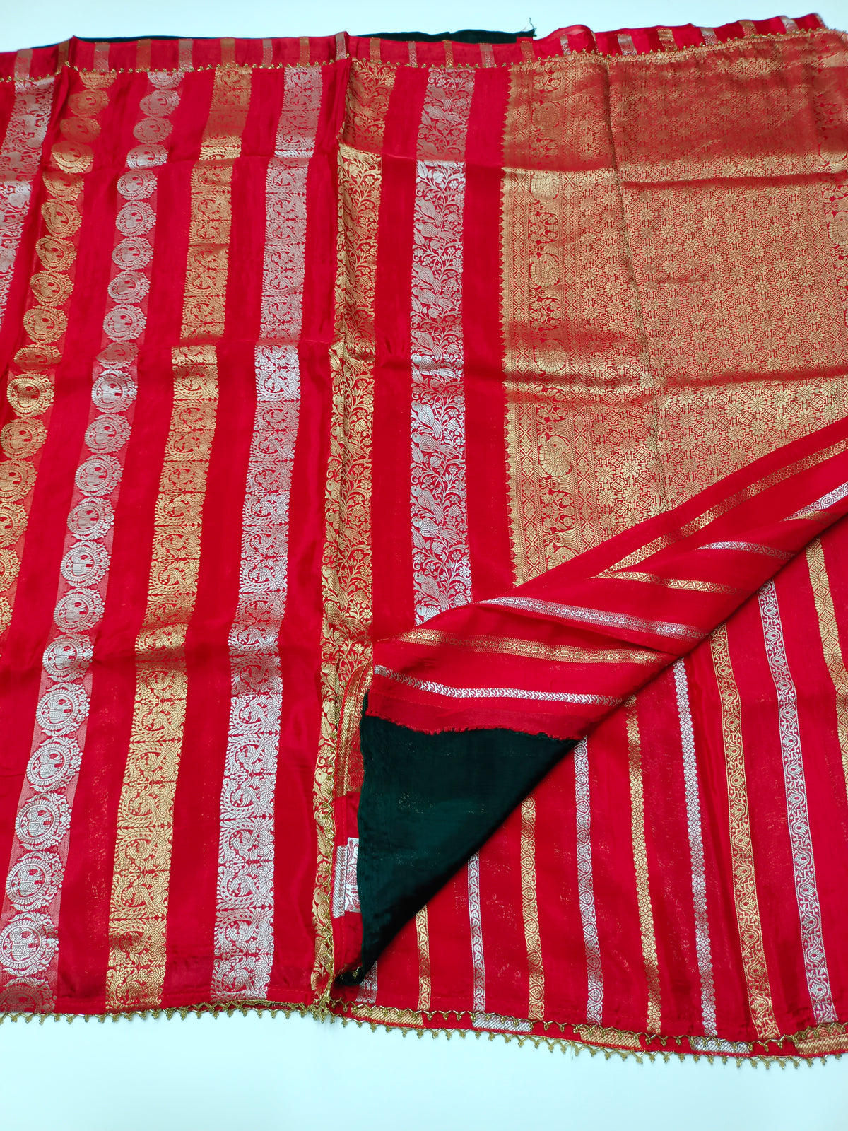 FANCY CUTDANA WORK SAREE