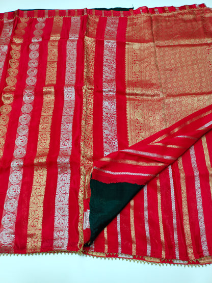 FANCY CUTDANA WORK SAREE