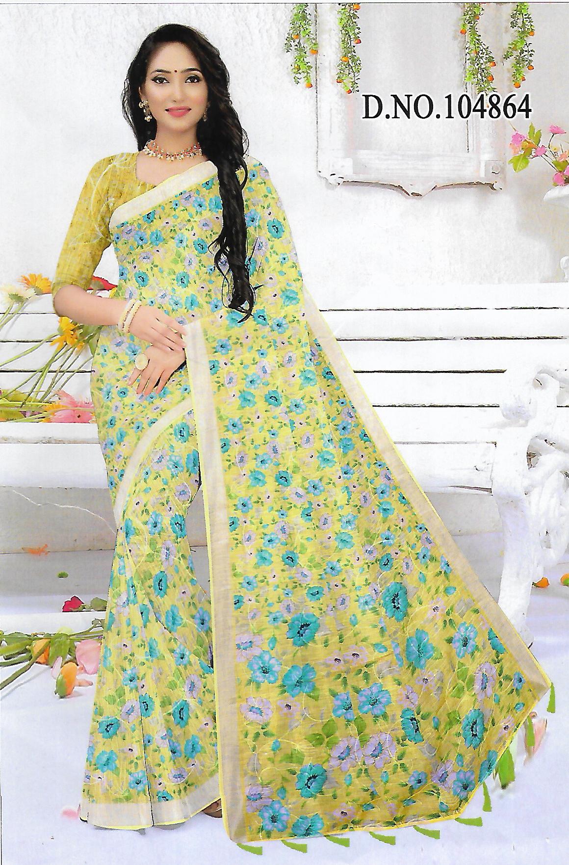 FANCY LENIN SAREE