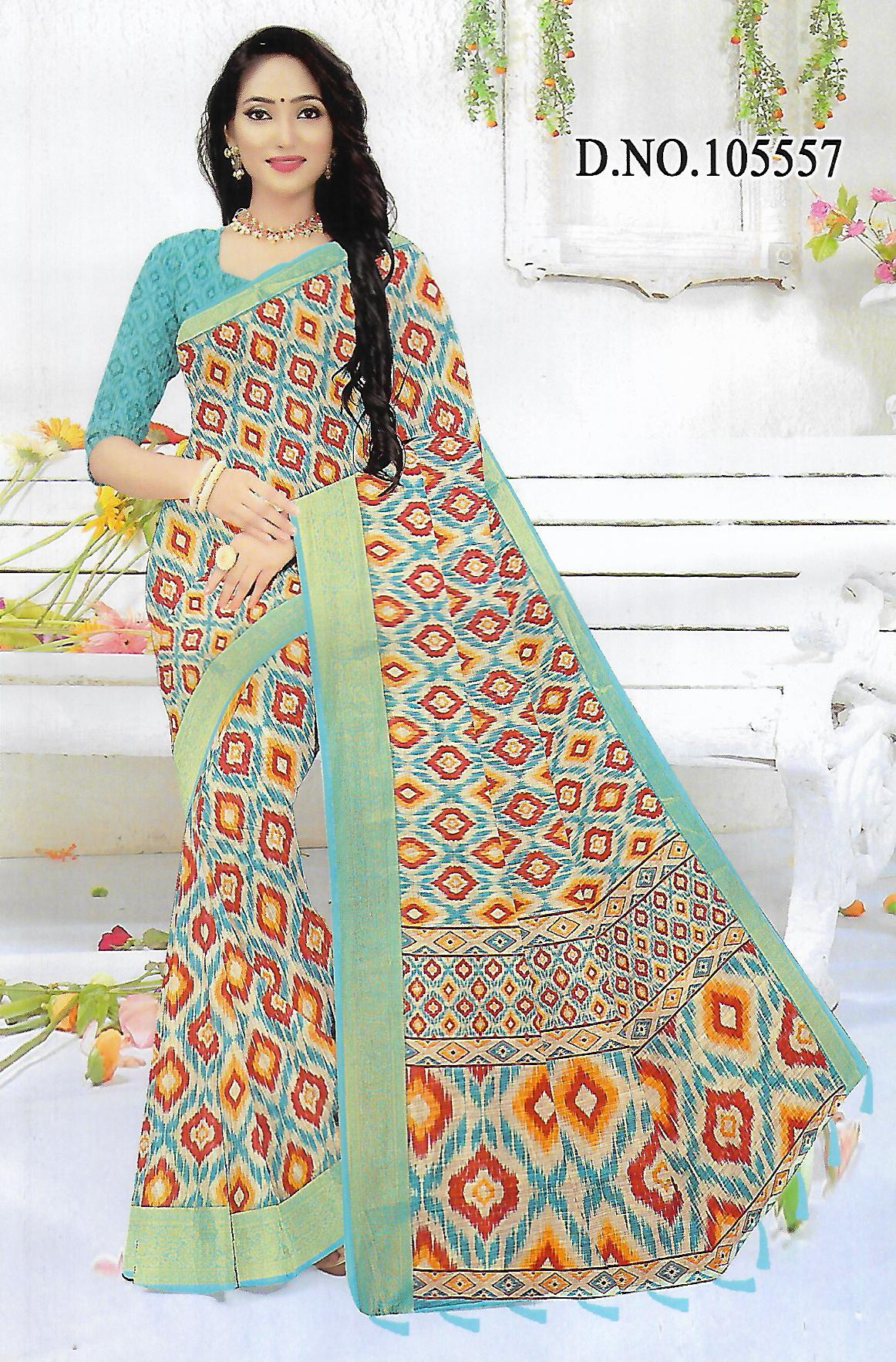 FANCY LENIN SAREE