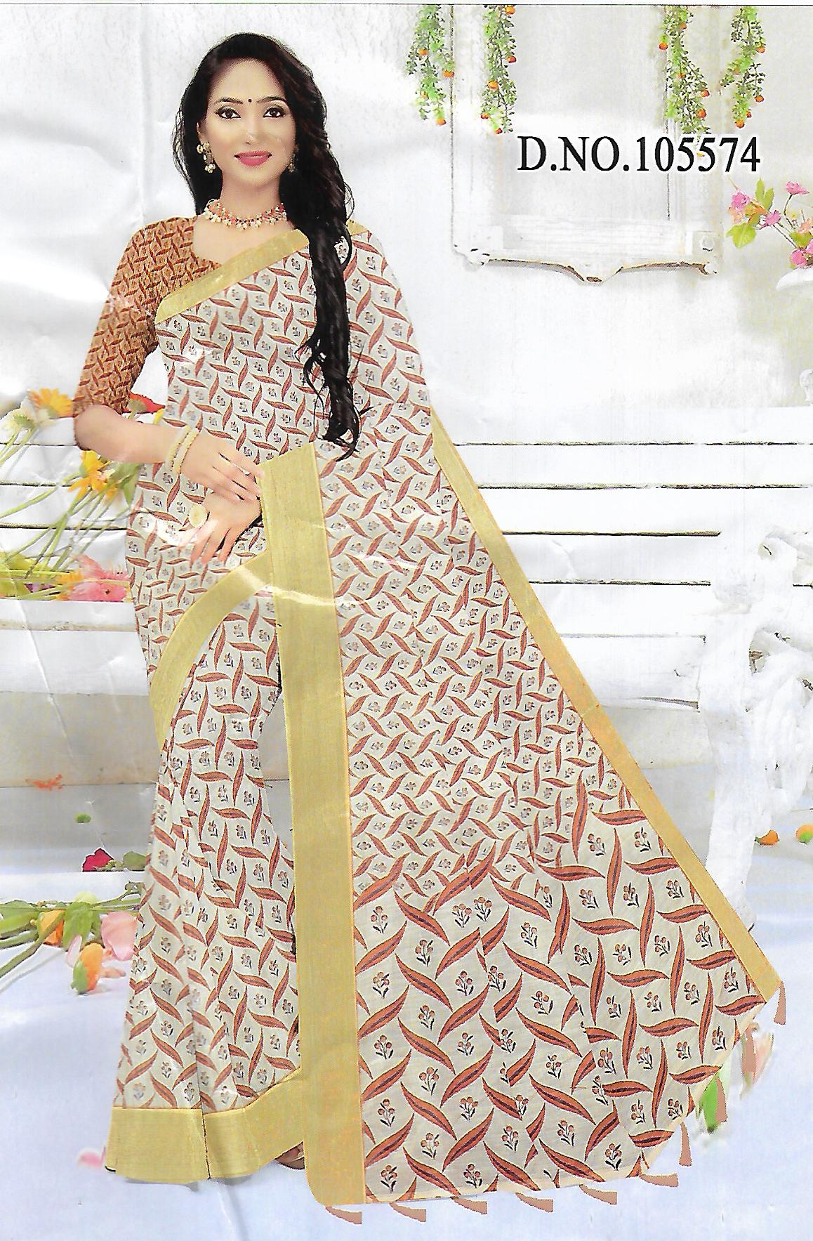 FANCY LENIN SAREE