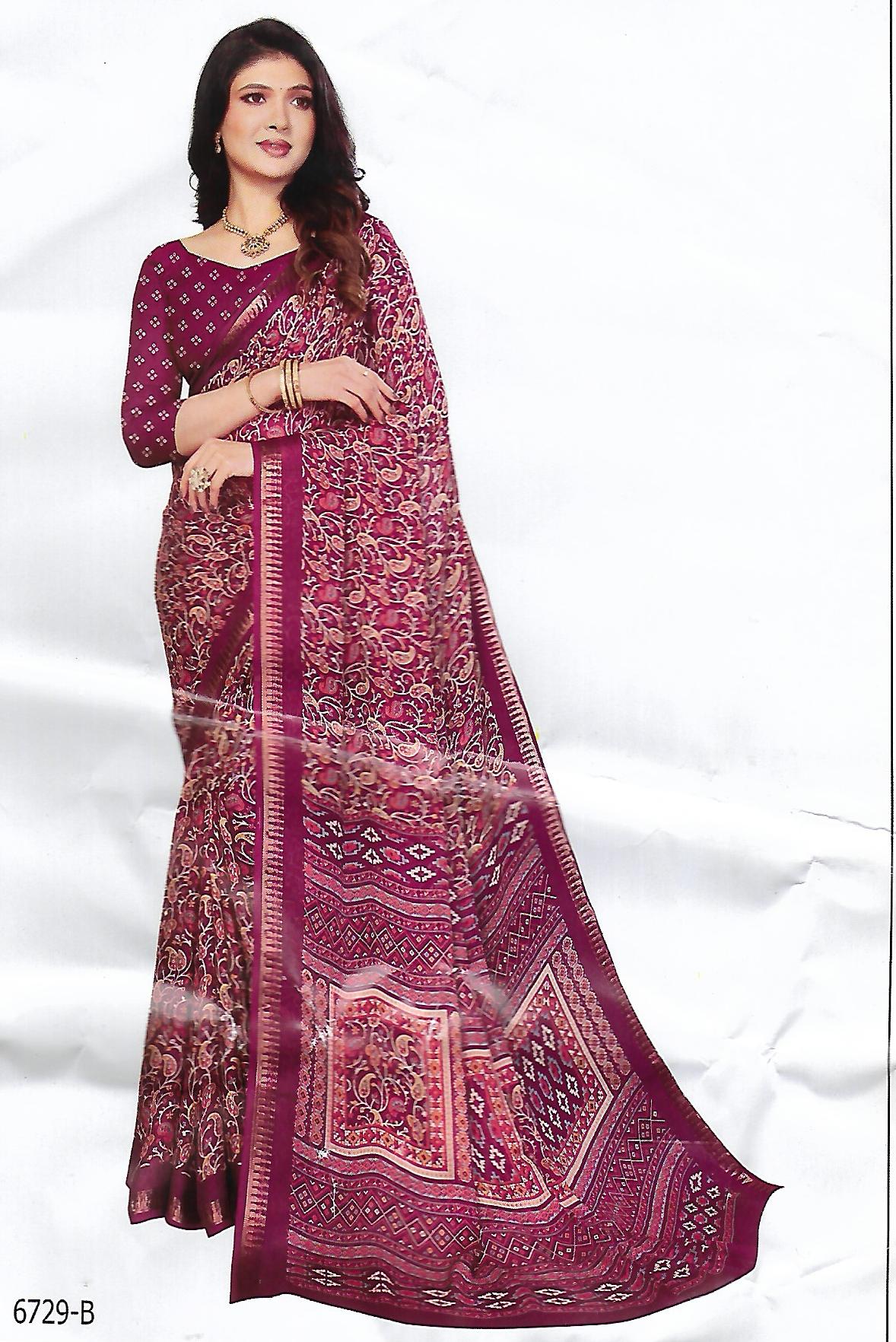 FANCY SYNTHETIC SAREE