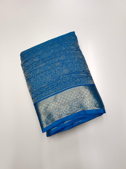 FANCY CRUSH CHIFFON SAREE