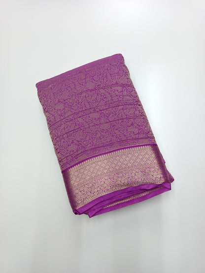 FANCY CRUSH CHIFFON SAREE