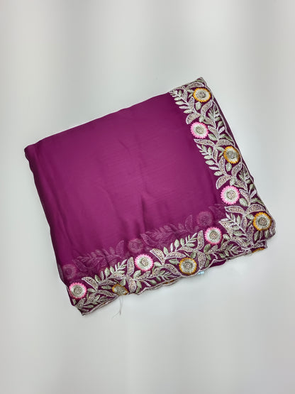 FANCY WORK SAREE