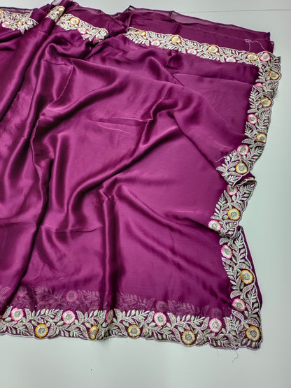 FANCY WORK SAREE