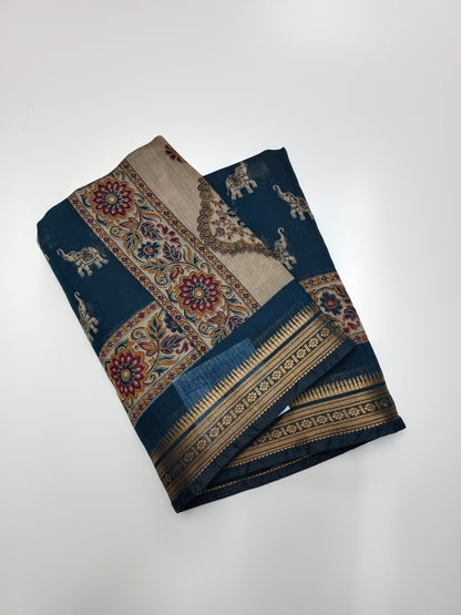 FANCY ASSAM COTTON SAREE