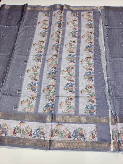 FANCY LENIN SAREE