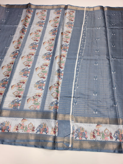 FANCY LENIN SAREE