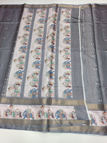 FANCY LENIN SAREE