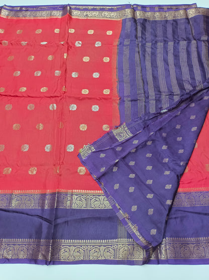 SEMI VISCOSE SILK SAREE