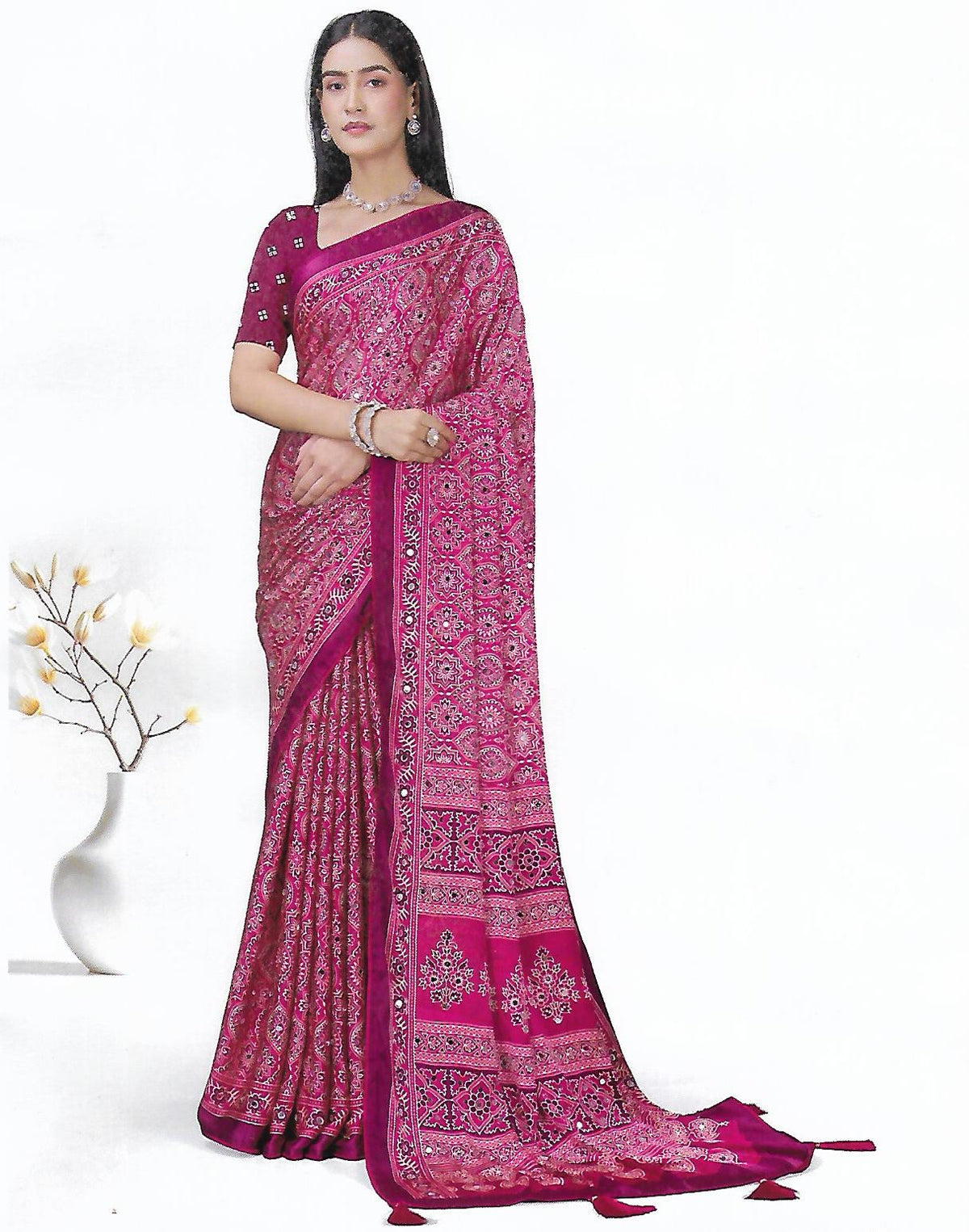 FANCY MODAL SILK SAREE