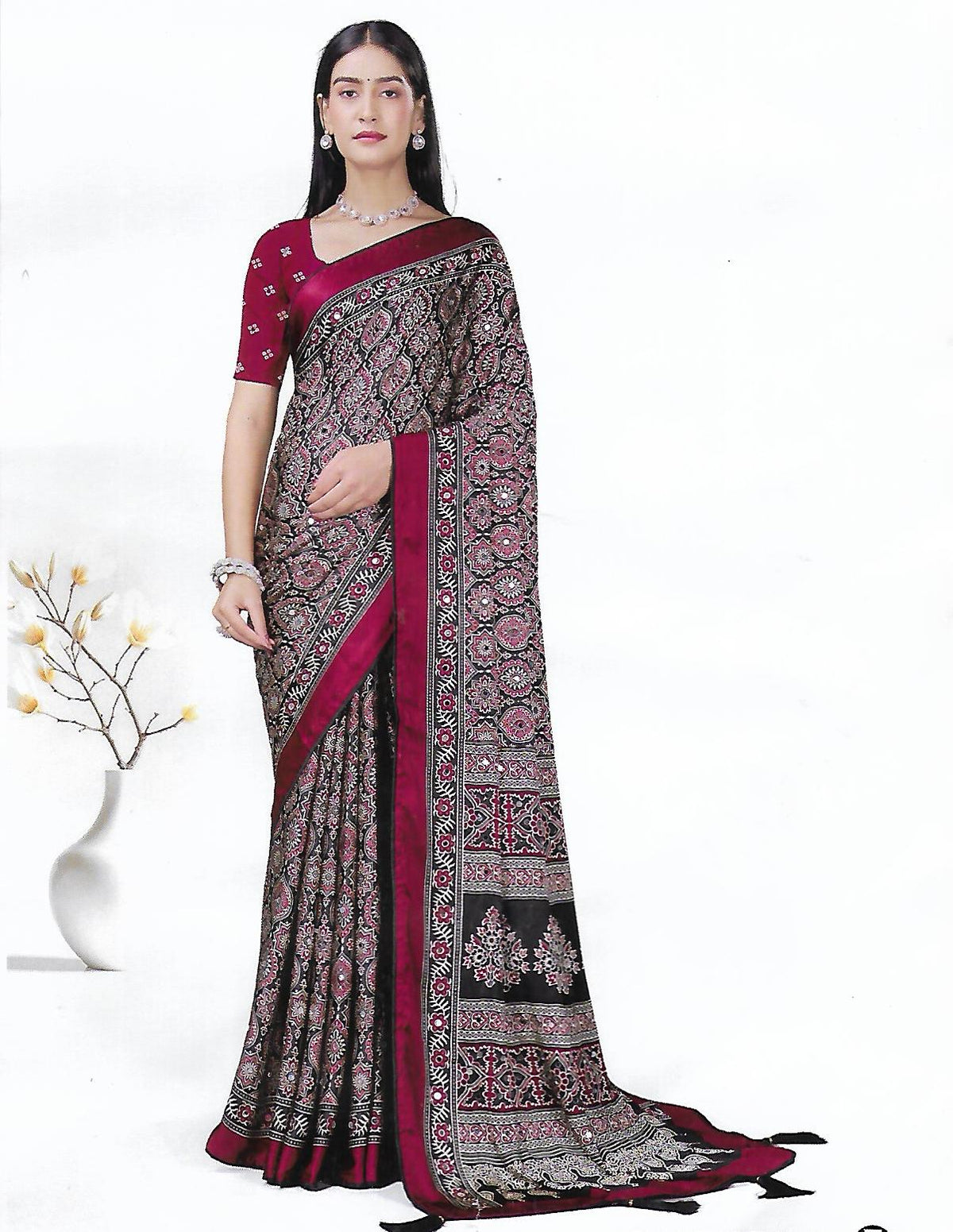 FANCY MODAL SILK SAREE