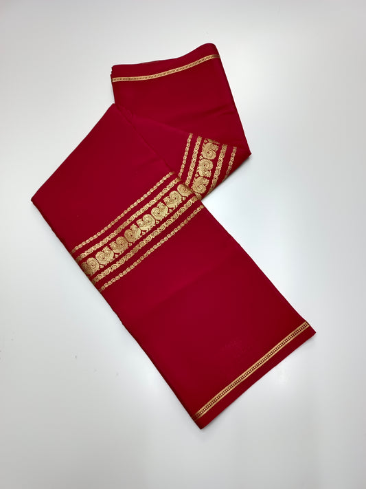 PURE CREPE SILK SAREE (90 GSM)