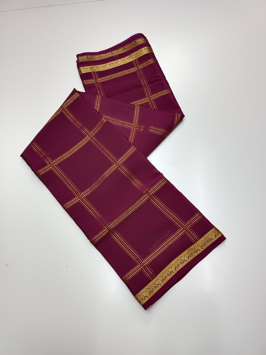 PURE CREPE SILK SAREE (90 GSM)