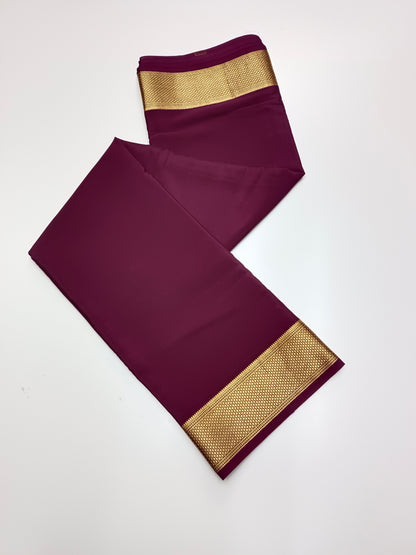 PURE CREPE SILK SAREE