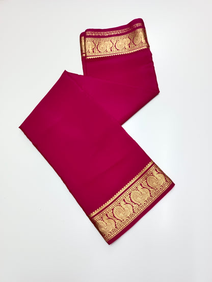 PURE CREPE SILK SAREE