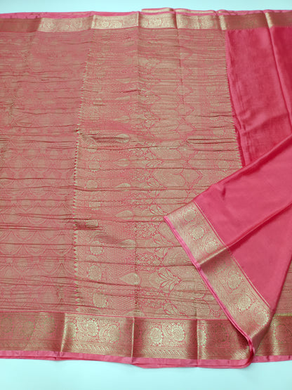 FANCY CRUSH CHIFFON SAREE