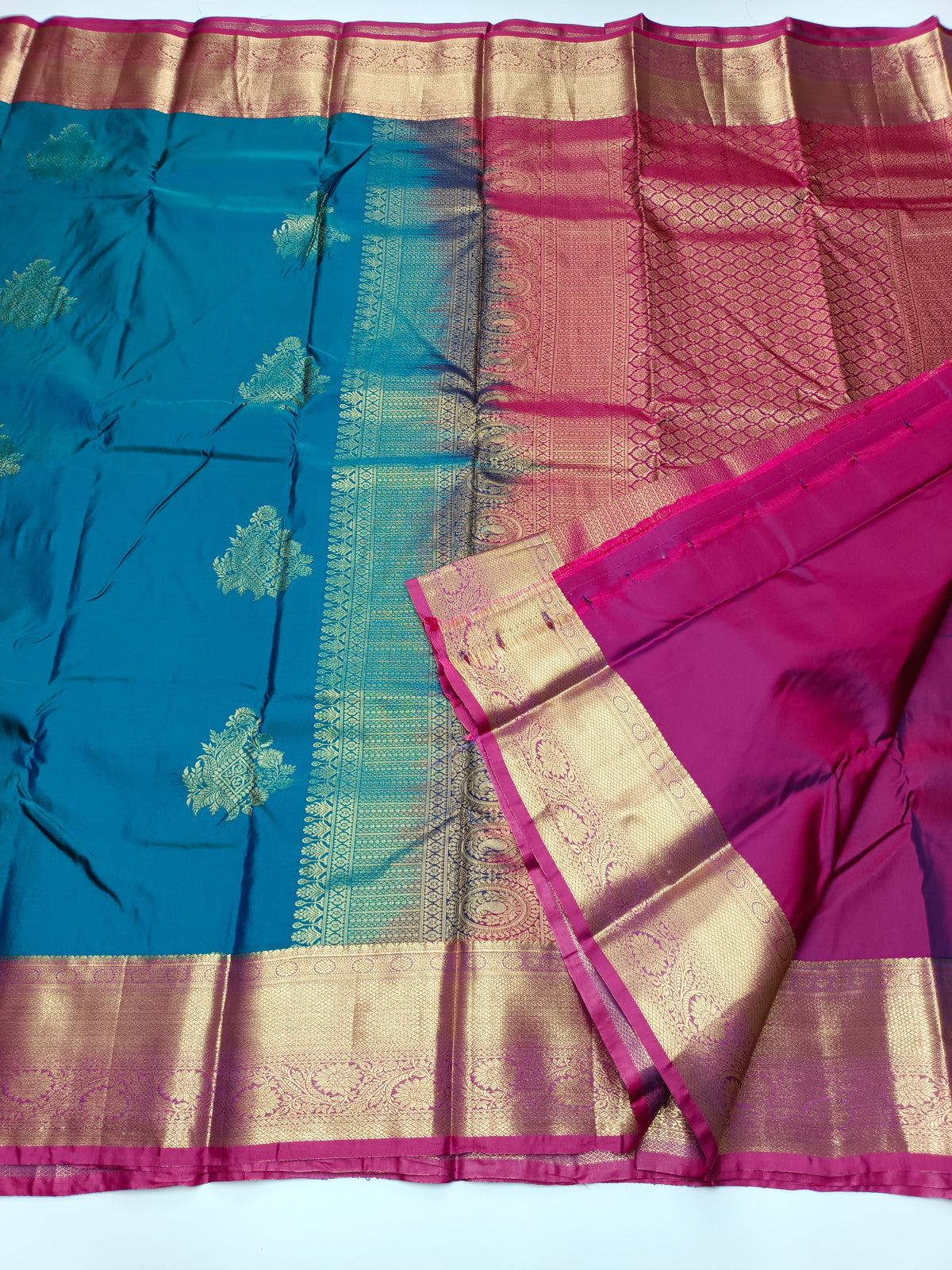KANCHIPURAM SEMI SILK SAREE