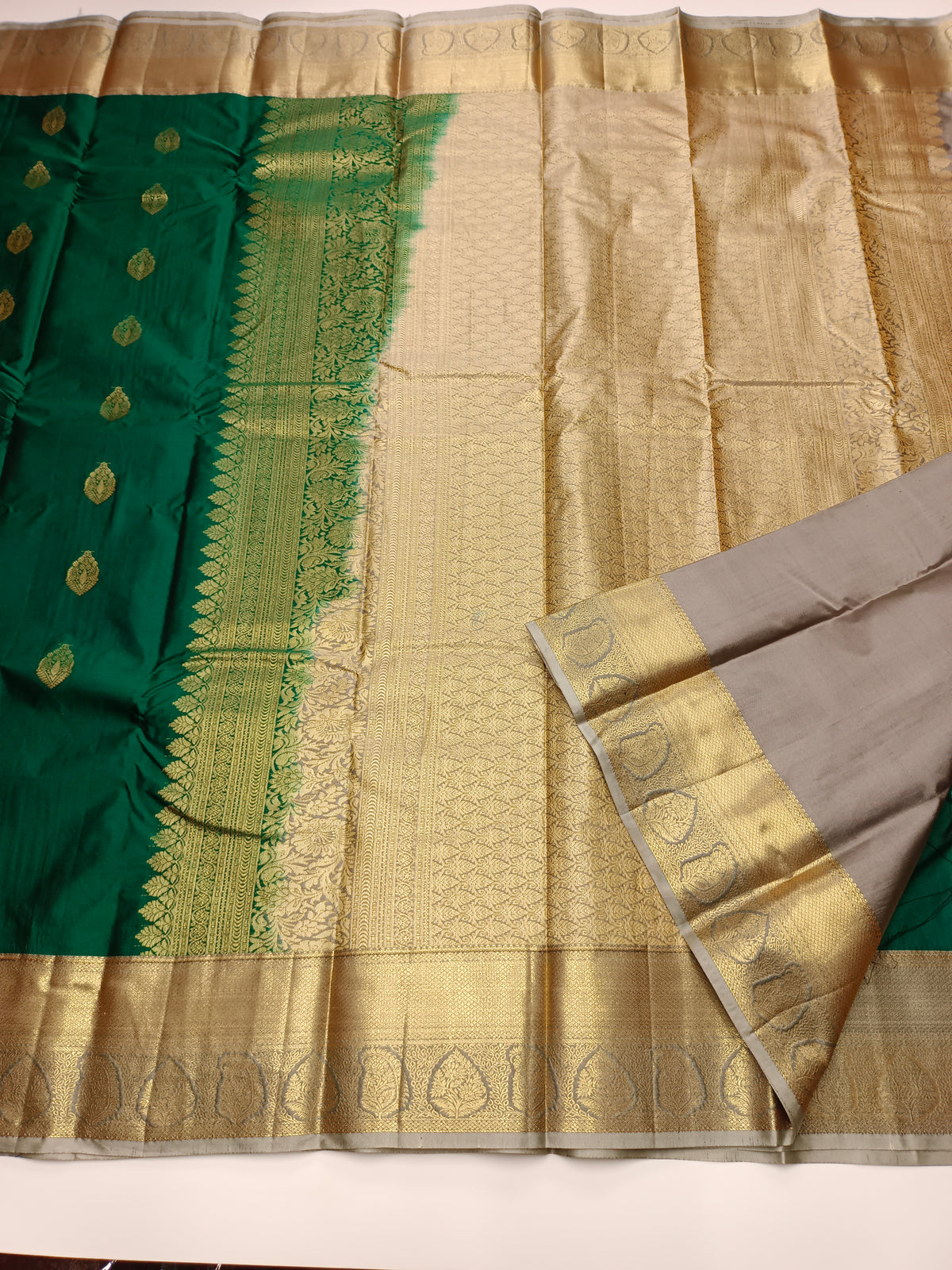 KANCHIPURAM SEMI SILK SAREE