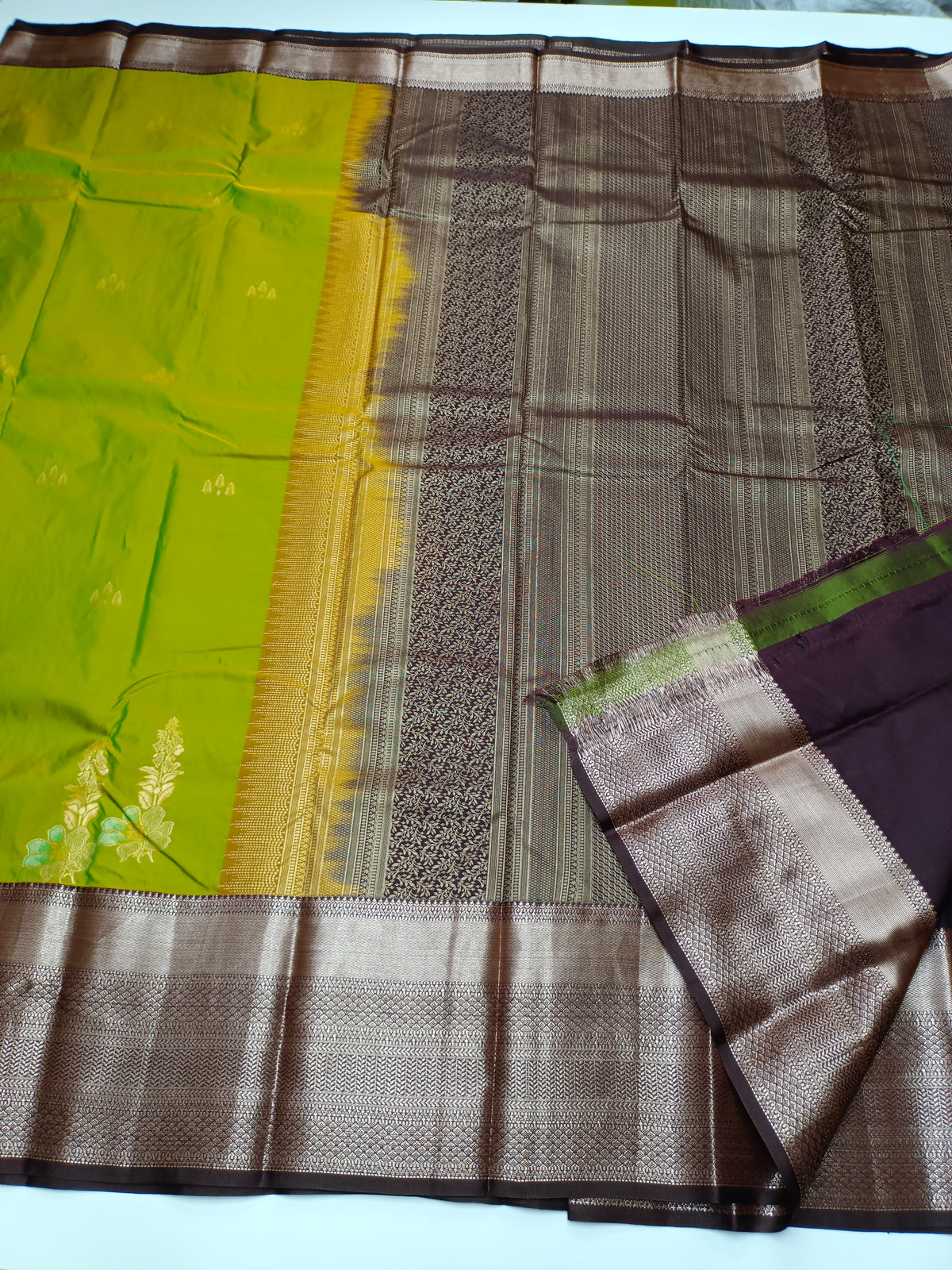 KANCHIPURAM SEMI SILK SAREE