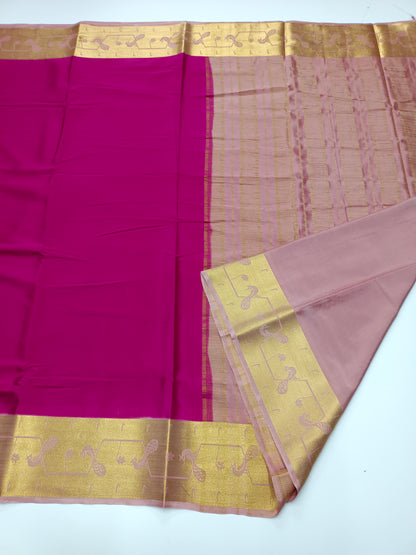 SEMI CREPE SILK SAREE