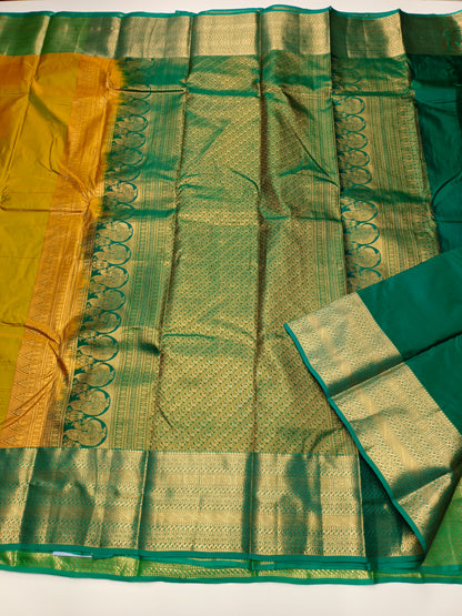 KANCHIPURAM SEMI SILK SAREE