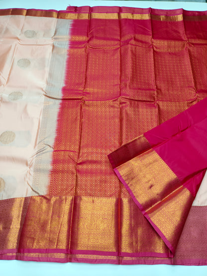 KANCHIPURAM SEMI SILK SAREE