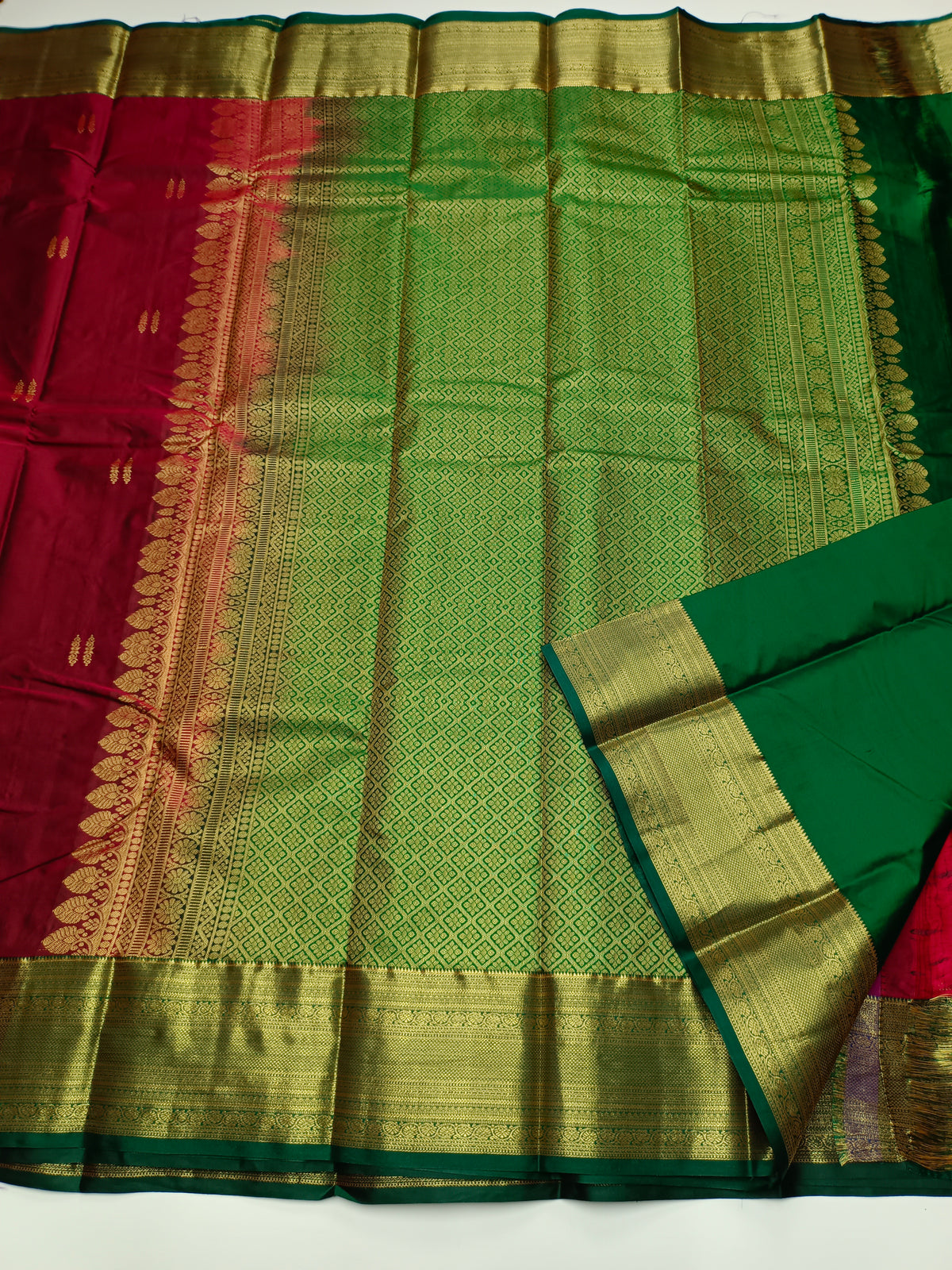 KANCHIPURAM SEMI SILK SAREE