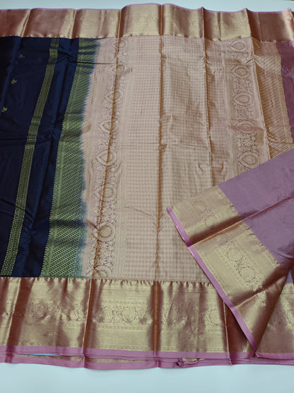 KANCHIPURAM SEMI SILK SAREE
