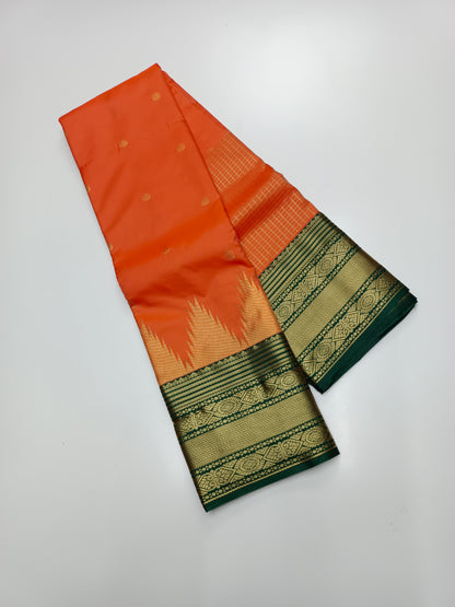 KANCHIPURAM SEMI SILK SAREE