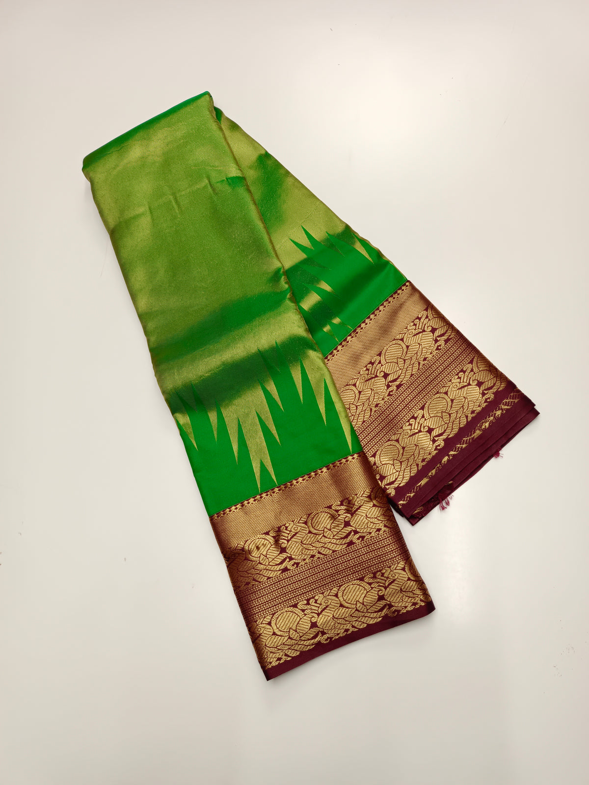 KANCHIPURAM SEMI SILK SAREE