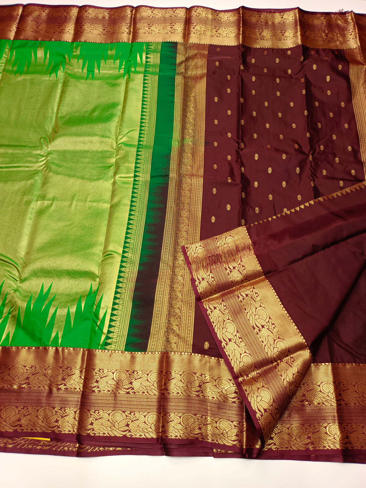 KANCHIPURAM SEMI SILK SAREE