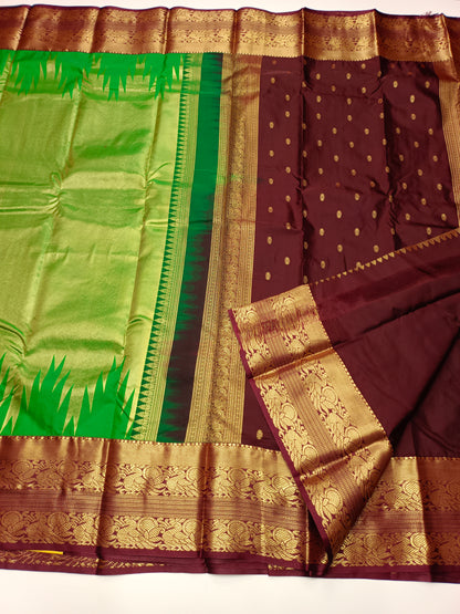 KANCHIPURAM SEMI SILK SAREE