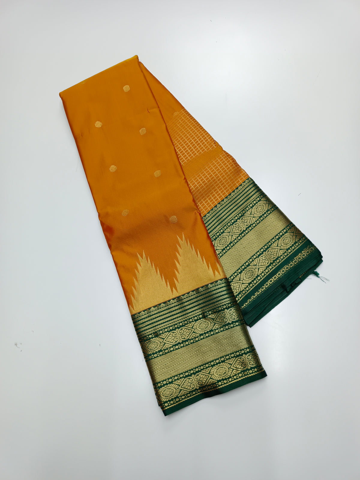 KANCHIPURAM SEMI SILK SAREE