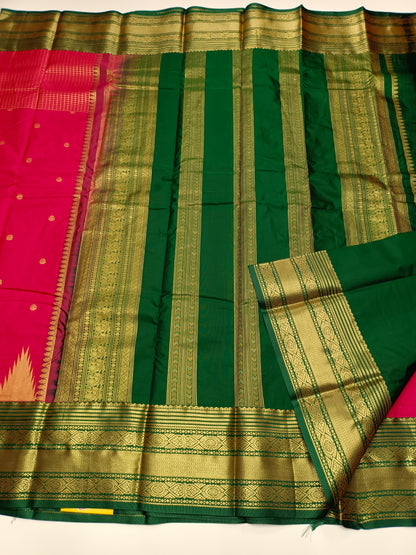 KANCHIPURAM SEMI SILK SAREE