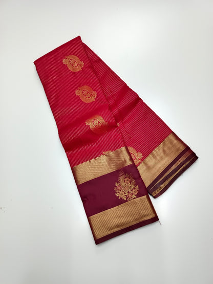 KANCHIPURAM SEMI SILK SAREE