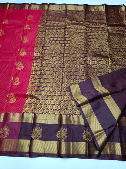 KANCHIPURAM SEMI SILK SAREE