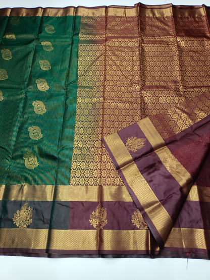 KANCHIPURAM SEMI SILK SAREE