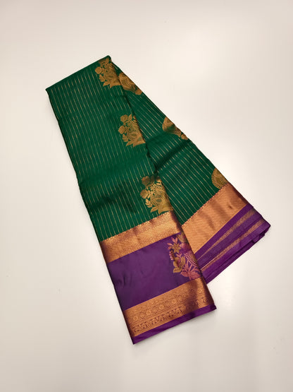 KANCHIPURAM SEMI SILK SAREE