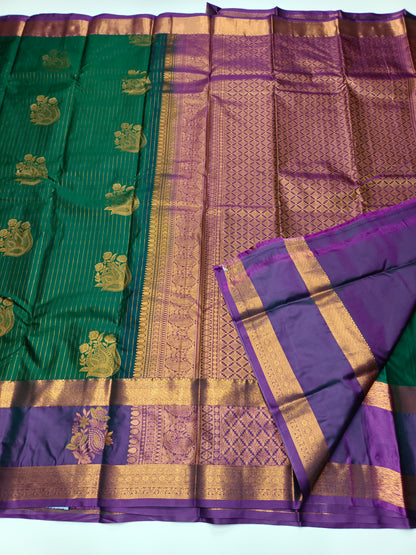 KANCHIPURAM SEMI SILK SAREE