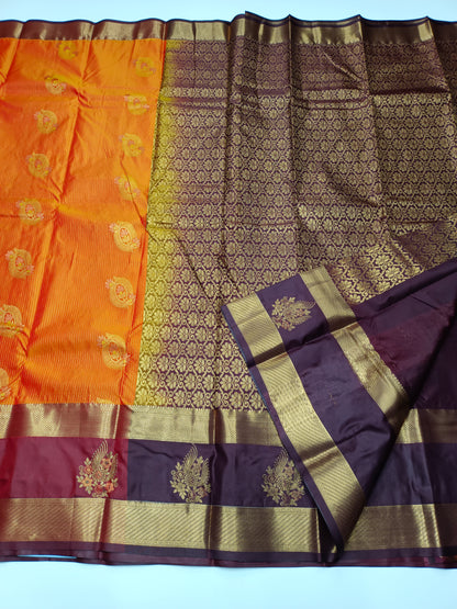 KANCHIPURAM SEMI SILK SAREE