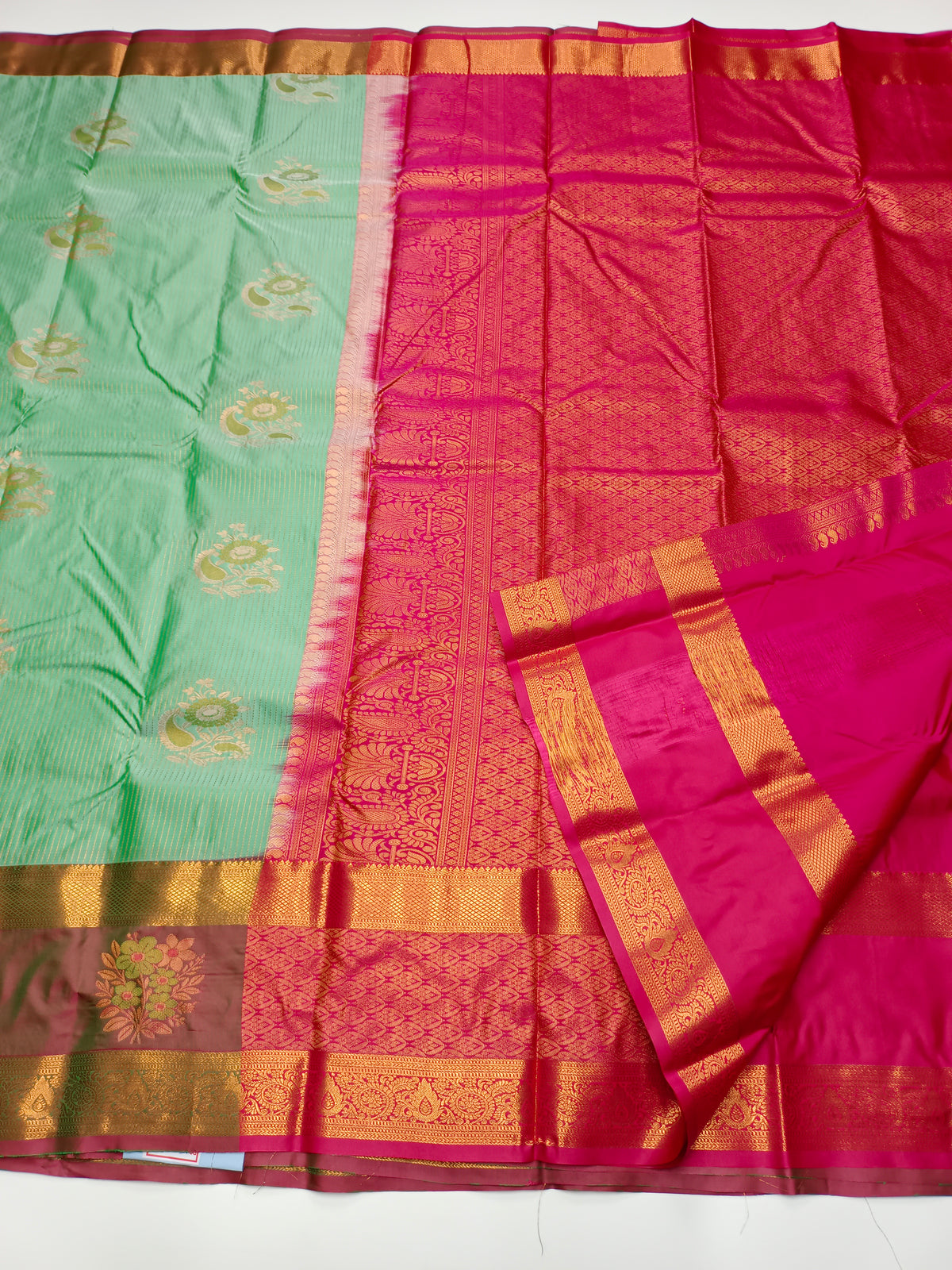 KANCHIPURAM SEMI SILK SAREE