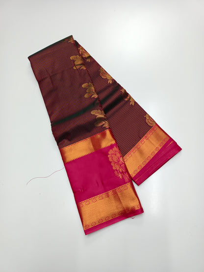 KANCHIPURAM SEMI SILK SAREE