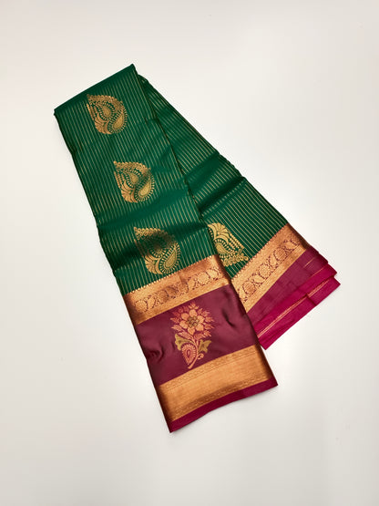KANCHIPURAM SEMI SILK SAREE
