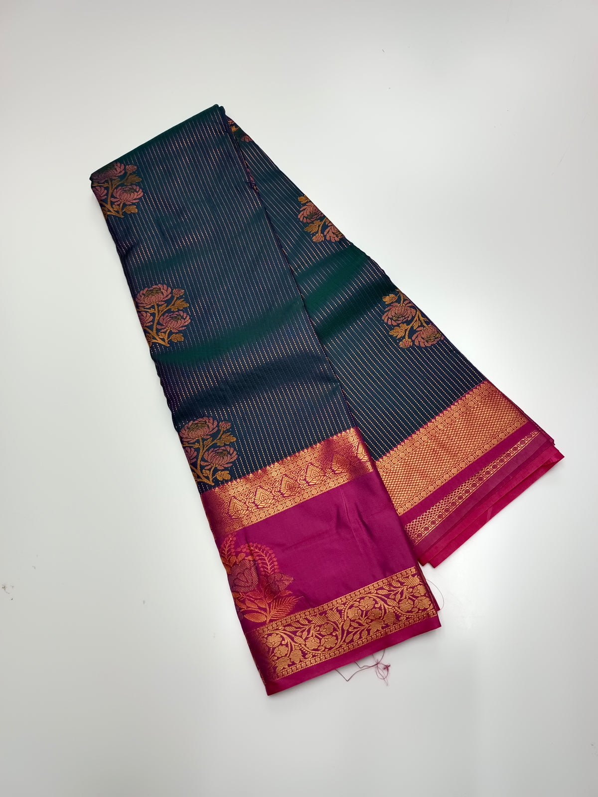 KANCHIPURAM SEMI SILK SAREE
