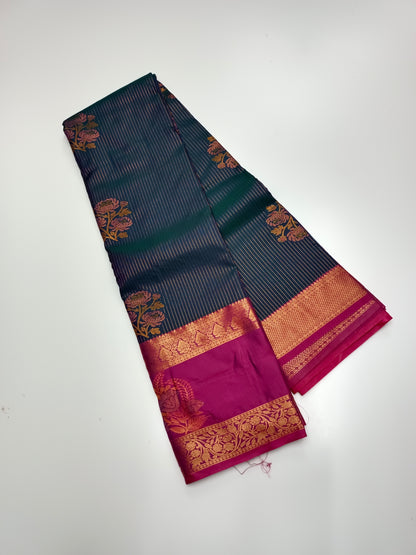 KANCHIPURAM SEMI SILK SAREE