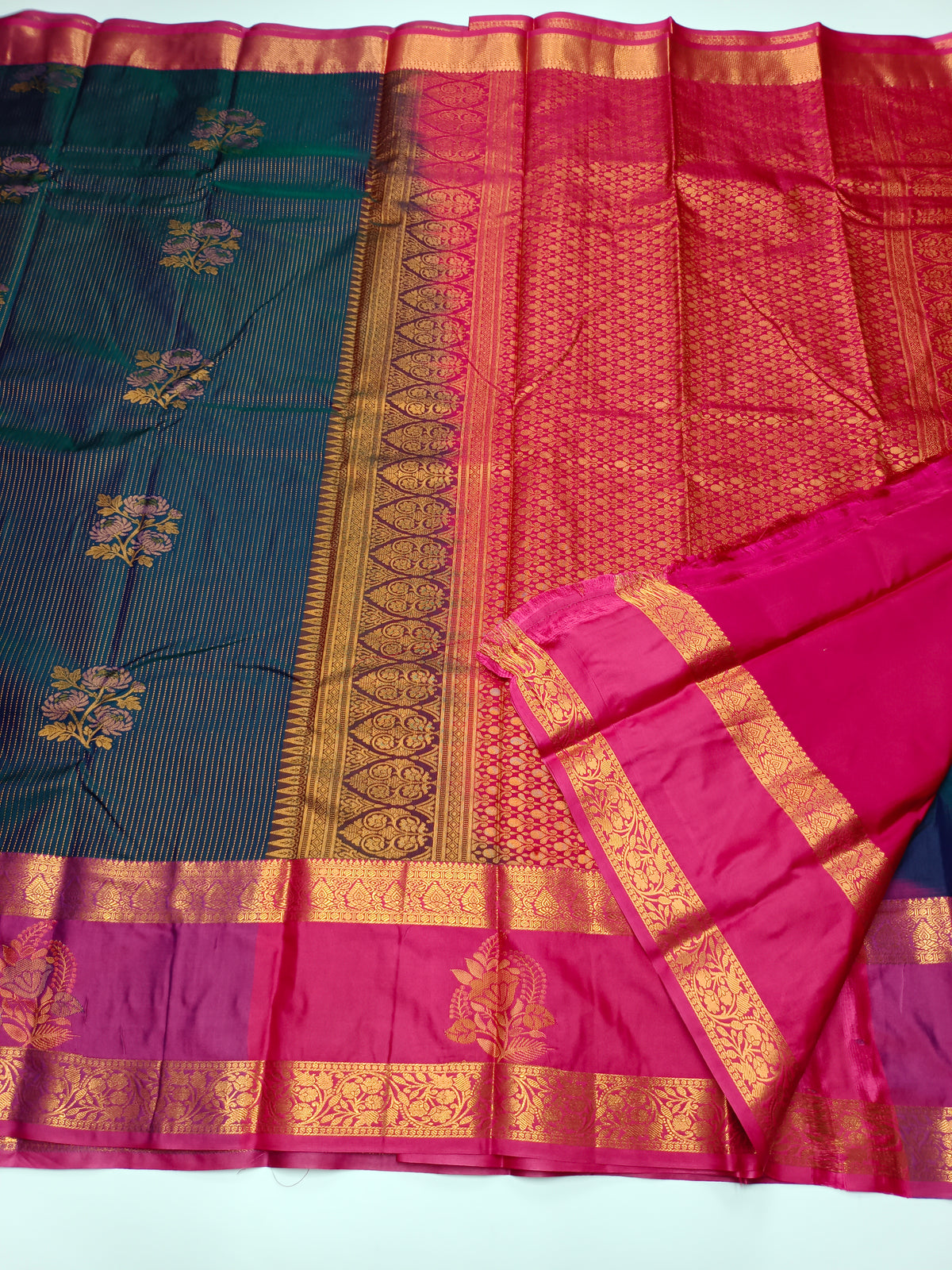 KANCHIPURAM SEMI SILK SAREE