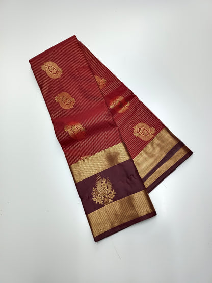 KANCHIPURAM SEMI SILK SAREE
